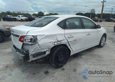 2013 Nissan Sentra Sv z USA, uszkodzony, nr VIN 3N1AB7AP8DL773846
